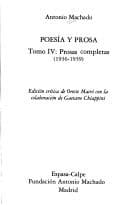Cover image for Poesía y prosa