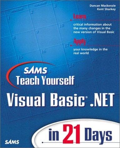 Cover image for Sams Teach Yourself Visual Basic .NET in 21 Days