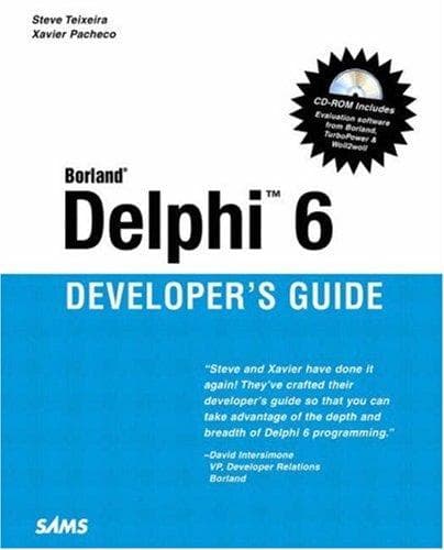 Cover image for Delphi 6 Developer's Guide (With CD-ROM)