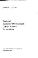 Cover image for Regional economic development