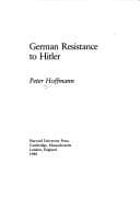 Cover image for German resistance to Hitler