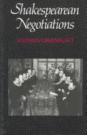 Cover image for Shakespearean negotiations