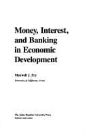 Cover image for Money, interest, and banking in economic development