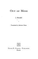 Cover image for Out of mind