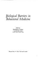 Cover image for Biological barriers in behavioral medicine