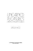 Cover image for Unearned pleasures and other stories