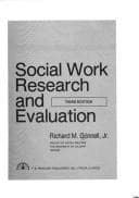 Cover image for Social work research and evaluation