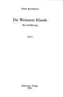 Cover image for Die Weimarer Klassik