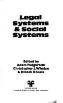 Cover image for Legal systems & socialsystems