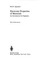 Cover image for Electronic properties of materials