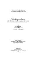 Cover image for Public finances during the Koreanmodernization process