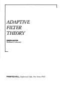 Cover image for Adaptive filter theory