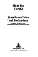Jenseits von Index und Konkordanz