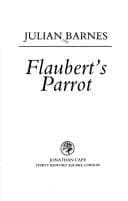 Cover image for Flaubert's parrot