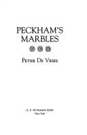Cover image for Peckham's marbles