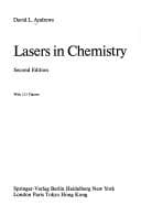 Cover image for Lasers in chemistry