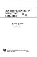 Cover image for Sex differences in cognitive abilities