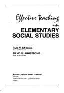 Cover image for Effective teaching in elementary social studies