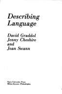 Cover image for Describing language