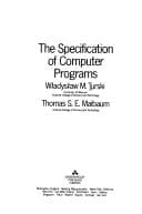 Cover image for The specification of computer programs