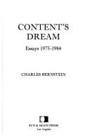 Cover image for Contentʼs dream