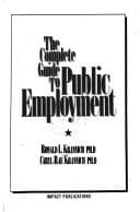 Cover image for The complete guide to public employment