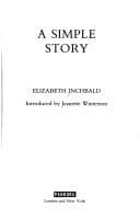 Cover image for A simple story