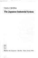 Cover image for The Japanese industrial system