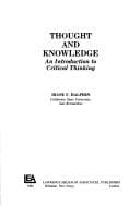 Cover image for Thought and knowledge