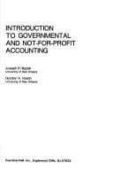 Cover image for Introduction to governmental and not-for-profit accounting