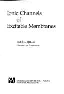 Cover image for Ionic channels of excitable membranes