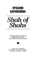 Cover image for Shah of shahs