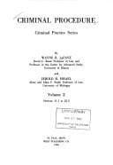 Cover image for Criminal procedure