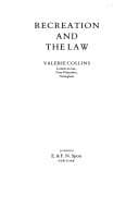 Cover image for Recreation and the law