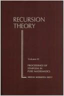 Cover image for Recursion theory