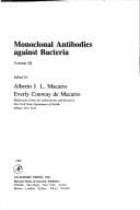 Cover image for Monoclonal antibodies against bacteria