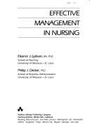 Cover image for Effective management in nursing