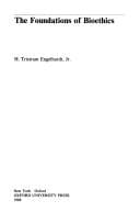 Cover image for The foundations of bioethics