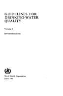 Cover image for Guidelines for drinking-water quality