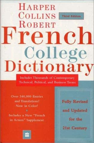 Cover image for Harper Collins Robert French College Dictionary