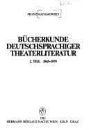 Bücherkunde deutschsprachiger Theaterliteratur