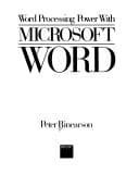 Cover image for Word processing power with Microsoft Word