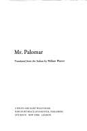 Cover image for Mr. Palomar