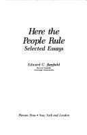 Cover image for Here the people rule