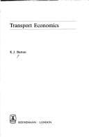 Cover image for Transport economics