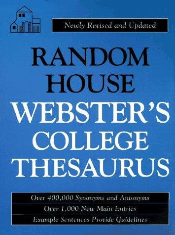 Cover image for Random House Webster's College Thesaurus (PB)