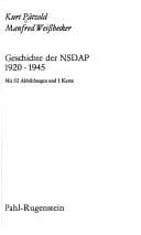 Cover image for Geschichte der NSDAP 1920-1945
