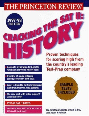 Cover image for Cracking the SAT II