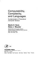 Cover image for Computability, complexity, and languages