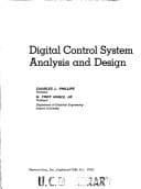 Cover image for Digital control system analysis and design